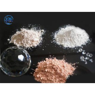 Polishing powder for liquid crystal glass substrate